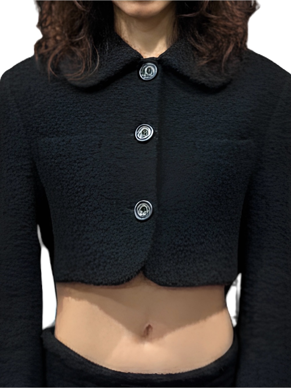 D&G Dolce & Gabbana  Cropped Blazer and skirt set